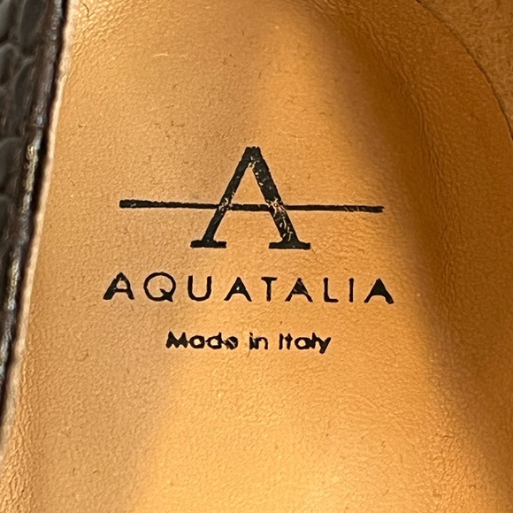 AQUATALIA Size 8 Brown Snake Pattern. Made in Italy. EUC. - Picture 13 of 14